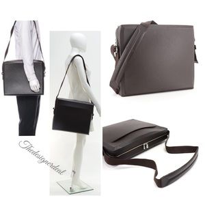Louis Vuitton Steve Dark Brown Monogram Glace Bag